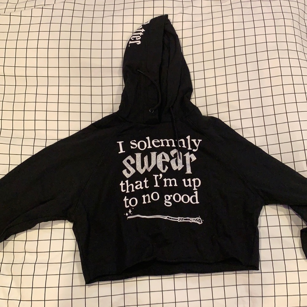 Harry Potter cropped hoddie